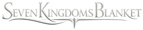 Logo for 'Seven Kingdoms Blanket' on a white background